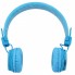 Беспроводные блютуз наушники для телефона и компьютера с микрофоном и MP3 плеером NIA-X2 для андроид и IOS радио FM Bluetooth 4.0 Синие