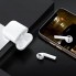 Беспроводные TWS наушники Borofone BW25 Bluetooth 5.3 с микрофоном сенсорным управлением и зарядным кейсом Белые