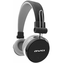 Беспроводные Bluetooth наушники для телефона и компьютера с микрофоном AWEI A700BL сенсорное управление влагозащита USB зарядка Чёрные с серым Беспроводные Bluetooth наушники для телефона и компьютера с микрофоном AWEI A700BL сенсорное управление влагозащита USB зарядка Чёрные с серым