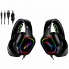 Ігрові провідні навушники CYBERPUNK CP-007 з мікрофоном 50 мм RGB USB 2 x 3.5 мм Чорні
