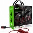 Ігрові дротові навушники IMENSO IMS-E1007 з мікрофоном RGB 40 мм USB + 3.5 мм Чорно-червоні