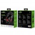 Ігрові дротові навушники IMENSO IMS-E1007 з мікрофоном RGB 40 мм USB + 3.5 мм Чорно-червоні