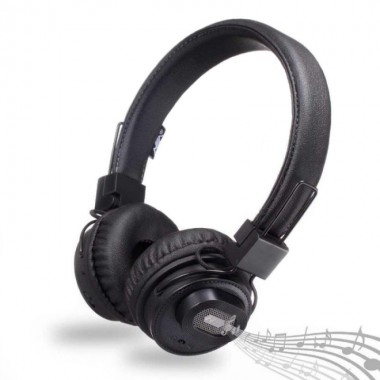 Бездротові Bluetooth стерео навушники для телефону та комп'ютера з мікрофоном NIA X5SP з МР3 плеєром FM радіо та колонкою Чорний (45961)