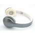 Бездротові блютуз навушники для телефону та комп'ютера P23 Wireless Headphones з мікрофоном для андроїд та IOS Bluetooth 4.2 MicroSD FM Радіо Сірі з білим