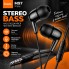 Проводные внутриканальные наушники HOCO M97 Enjoy 3.5 мм с микрофоном, Stereo Bass, кабель 1.2 м Черные