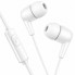 Наушники HOCO M97 Enjoy проводные 3.5 мм с микрофоном, Stereo Bass, вакуумные, кабель 1.2 м Белые