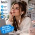 Наушники HOCO M97 Enjoy проводные 3.5 мм с микрофоном, Stereo Bass, вакуумные, кабель 1.2 м Белые