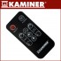 Электрический обогреватель - конвектор Zelva Kaminer 26572 Black напольный стеклянный 2.5 кВт терморегулятор и LED дисплей управление с Wi-Fi + пульт