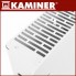 Электрический стеклянный конвектор Zelva Kaminer 26573 White напольный обогреватель 2.5 кВт терморегулятор и LED дисплей управление через Wi-Fi и пультом