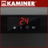 Электрокамин с эффектом огня EMBEGO Kaminer 26400 обогреватель для дома и дачи 2 кВт с регуляцией температуры таймером и пультом