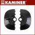 Керамический колонный обогреватель c эффектом камина Ignisse Kaminer 26401 напольный тепловентилятор для дома 2 кВт с LED дисплеем + пульт