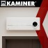 Обогреватель "тепловая завеса" Airo Kaminer 26389 White керамический настенный тепловентилятор 2 кВт с управлением по WiFi и пультом