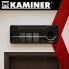 Тепловентилятор керамический настенный Airo Kaminer 26388 тепловая завеса для дома бара или барбершопа 2 кВт с управлением по WiFi и пультом