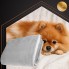 Одеяло флисовое двухстороннее Ruhhy 26293 теплое покрывало 200 x 150 см Светло-серое