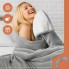 Одеяло флисовое двухстороннее Ruhhy 26293 теплое покрывало 200 x 150 см Светло-серое