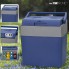 Автомобильный переносной мини холодильник Clatronic KB 3714 Blue портативный для напитков и продуктов на 30 л с ручкой питание 12 В и сеть 220 В