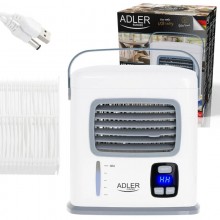 Портативный настольный мини кондиционер климатизатор Adler AD 7919 USB переносной охладитель с увлажнителем и очистителем воздуха на 50 Вт с таймером
