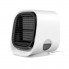 Портативный настольный мини кондиционер климатизатор Air Cooler M201 переносной USB охладитель с увлажнителем и очистителем воздуха на 3 Вт + ночник
