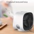 Портативный настольный мини кондиционер климатизатор Air Cooler M201 переносной USB охладитель с увлажнителем и очистителем воздуха на 3 Вт + ночник