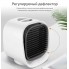 Портативный настольный мини кондиционер климатизатор Air Cooler M201 переносной USB охладитель с увлажнителем и очистителем воздуха на 3 Вт + ночник