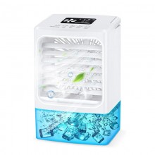 Портативный настольный мини кондиционер климатизатор Air Cooler H2101 переносной USB охладитель с увлажнителем воздуха и таймером