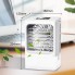 Портативный настольный мини кондиционер климатизатор Air Cooler H2101 переносной USB охладитель с увлажнителем воздуха и таймером