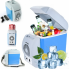 Портативний автохолодильник 12V Portable Fridge Freezer 7,5 л від прикурювача для автомобіля з охолодженням та підігрівом