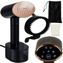 Вертикальный утюг для одежды Ruhhy 26339 Black 2 кВт ручной паровой отпариватель для дома 3 режима сенсорное управление + насадка щетка Вертикальный утюг для одежды Ruhhy 26339 Black 2 кВт ручной паровой отпариватель для дома 3 режима сенсорное управление + насадка щетка