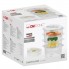 Пароварка домашняя Clatronic DG 3665 White электрическая трехуровневая скороварка на 800 Вт объем 11 л для приготовления риса рыбы и овощей на пару