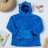 Дитяча толстовка - плед та іграшка трансформер 2 в 1 Huggle Pets Hoodie з капюшоном рукавами великою кишенею та вушками ріст до 140 см Синій