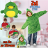 Дитяча толстовка - плед та іграшка трансформер 2 в 1 Huggle Pets Hoodie з капюшоном рукавами та великою кишенею ріст до 140 см Зелений