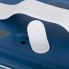 Ланч бокс з підігрівом електричний Adler AD 4505 Blue 55 Вт металевий контейнер для їжі з кришкою 0,8 л живлення від мережі 220 В з ложкою та розділювачем