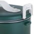 Ланч бокс с подогревом электрический Adler AD 4505 Green 55 Вт металлический контейнер для еды с крышкой 0,8 л питание от сети 220 В с ложкой и разделителем