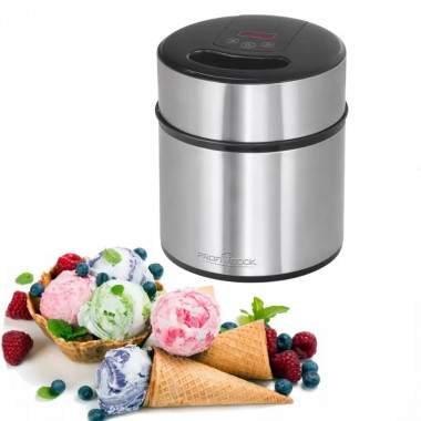 Мороженица Profi Cook PC-ICM 1140 автоматическая машина для приготовления мороженого замороженного йогурта и сорбета чаша 1.8 л