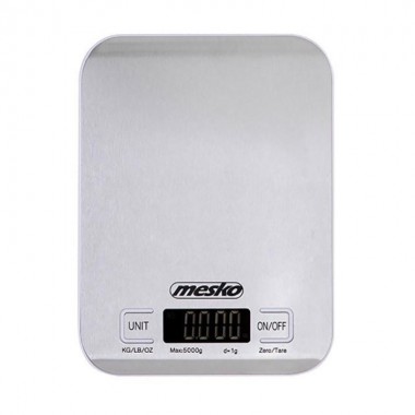 Весы кухонные электронные Mesko MS 3169 White настольные металлические до 5 кг с погрешностью 1 г