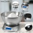 Весы кухонные электронные Profi Cook PC-KW 1040 настольные металлические с чашей 2 л и взвешиванием до 5 кг с погрешностью 1 г