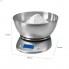 Весы кухонные электронные Profi Cook PC-KW 1040 настольные металлические с чашей 2 л и взвешиванием до 5 кг с погрешностью 1 г