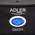 Йогуртница домашняя Adler AD 4476 электрическая на 20 Вт для приготовления йогурта в домашних условиях с банками на 200 мл Черная