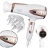 Электрический фен для волос Adler AD-2248 White 2400 Вт профессиональный для укладки и сушки с насадками диффузором и концентратором с ионизацией и холодным обдувом