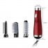 Фен щетка и расческа для укладки волос 3 в 1 Hair Dryer Styler электрический стайлер для выпрямления волн и кудряшек с 3-мя насадками