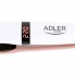 Праска випрямляч для волосся професійний Adler AD 2321 Straight 250 Вт з плаваючими керамічними пластинами 5 режимів LCD дисплей Білий
