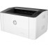 Лазерный принтер для печати HP LaserJet M107a монохромный черно белый для дома и офиса поддержка Windows интерфейс USB 2.0 Белый