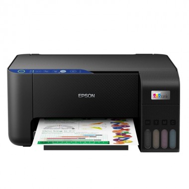 Струйный принтер для печати сканер и ксерокс МФУ 3 в 1 Epson EcoTank L3271 цветной для дома и офиса интерфейсы USB 2.0 и Wi-Fi со встроенной СНПЧ