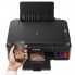 Струйный принтер для печати сканер и копир МФУ 3 в 1 Canon Pixma G3410 цветной для дома и офиса интерфейс USB 2.0 и Wi-Fi со встроенной СНПЧ
