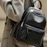 Женский кожаный рюкзак черный Tiding Bag TD-949134 30х23х12 — городской рюкзак из натуральной кожи