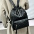 Женский кожаный рюкзак черный Tiding Bag TD-949134 30х23х12 — городской рюкзак из натуральной кожи