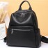 Женский кожаный рюкзак-сумка Tiding Bag 23941 черный 30×25×12 — городской рюкзак с отделениями для гаджетов