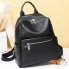 Женский кожаный рюкзак-сумка Tiding Bag 23941 черный 30×25×12 — городской рюкзак с отделениями для гаджетов