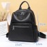Женский кожаный рюкзак-сумка Tiding Bag 23941 черный 30×25×12 — городской рюкзак с отделениями для гаджетов