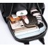 Женский кожаный рюкзак-сумка Tiding Bag 23941 черный 30×25×12 — городской рюкзак с отделениями для гаджетов